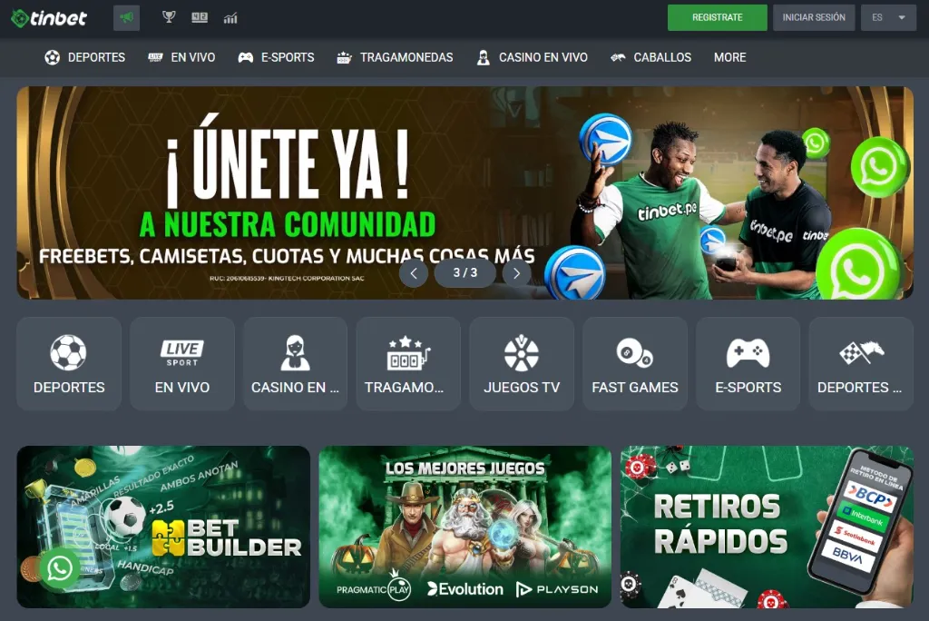 Apuestas en Tinbet